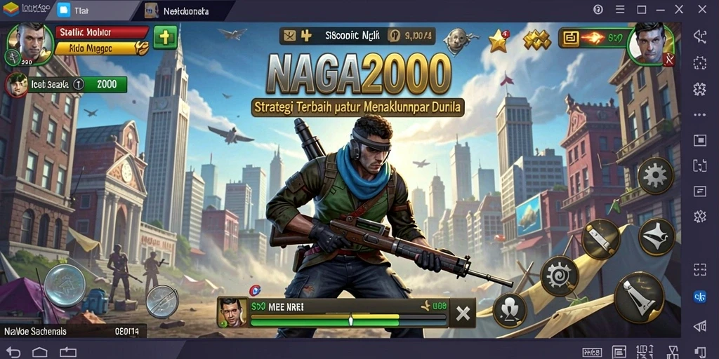 Tampilan screenshot gameplay NAGA2000 yang memukau dan strategis.