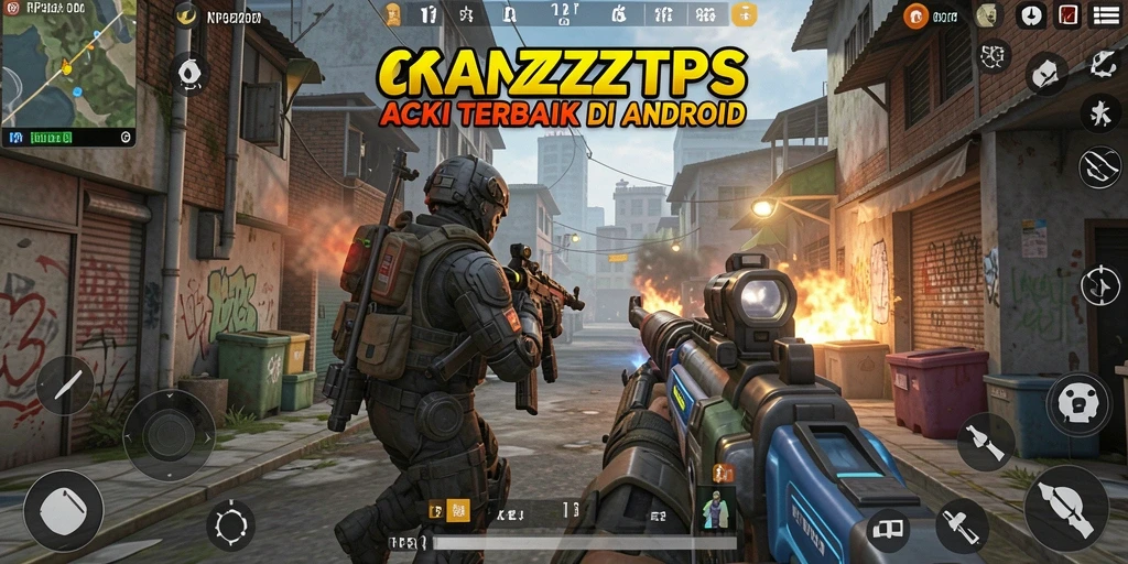 Screenshot gameplay RPZZZ menampilkan aksi pertempuran yang intens dan mendebarkan.